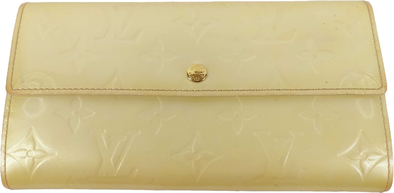 Louis Vuitton Vintage Sarah Wallet Patent leather Rood
