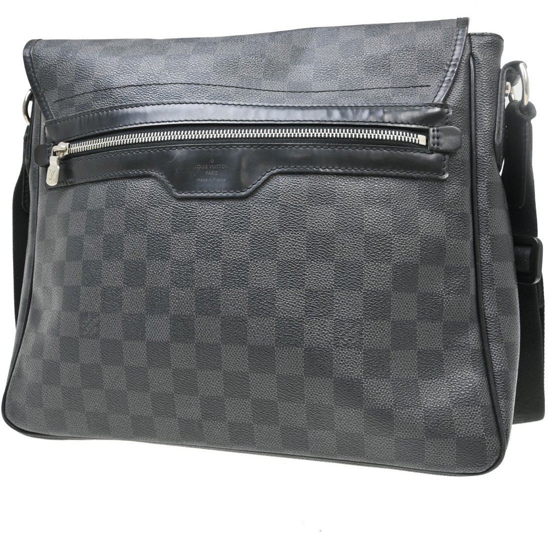 Louis Vuitton Daniel Messenger Damier Graphite MM Zwart