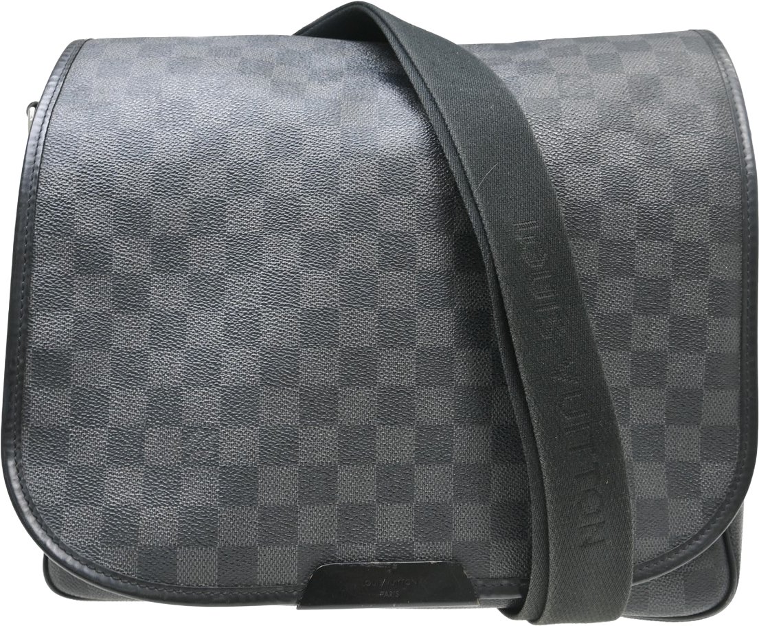 Louis Vuitton Daniel Messenger Damier Graphite MM Zwart