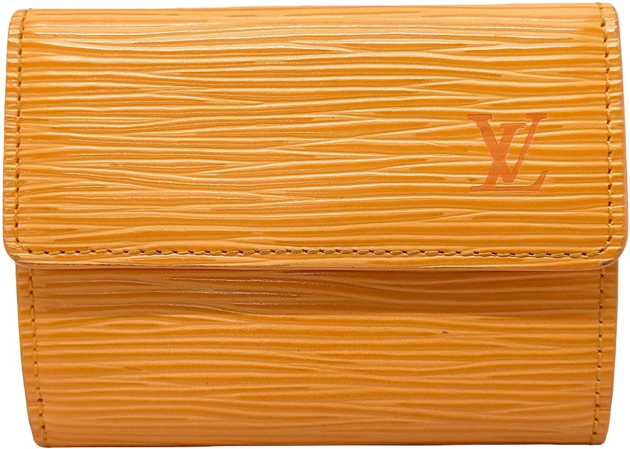 Louis Vuitton Louis Vuitton Ludlow Wallet Epi Leather Zwart