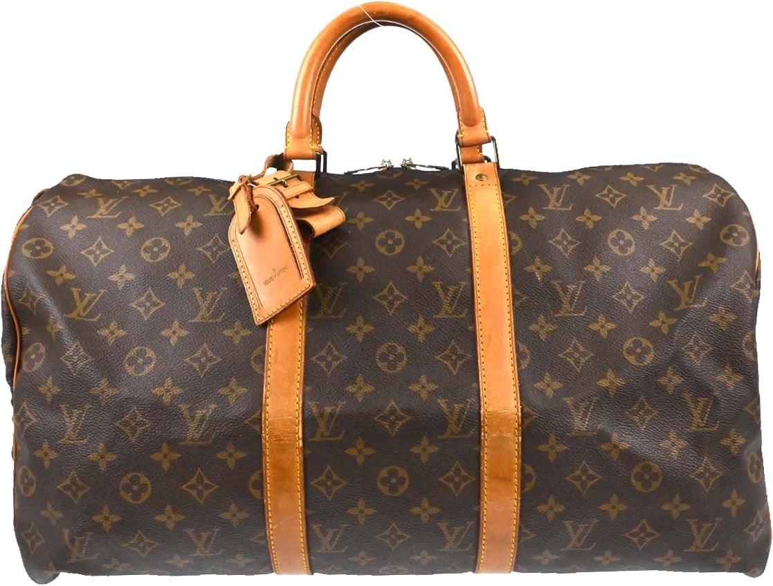 Louis Vuitton Keepall Canvas 50 Bruin