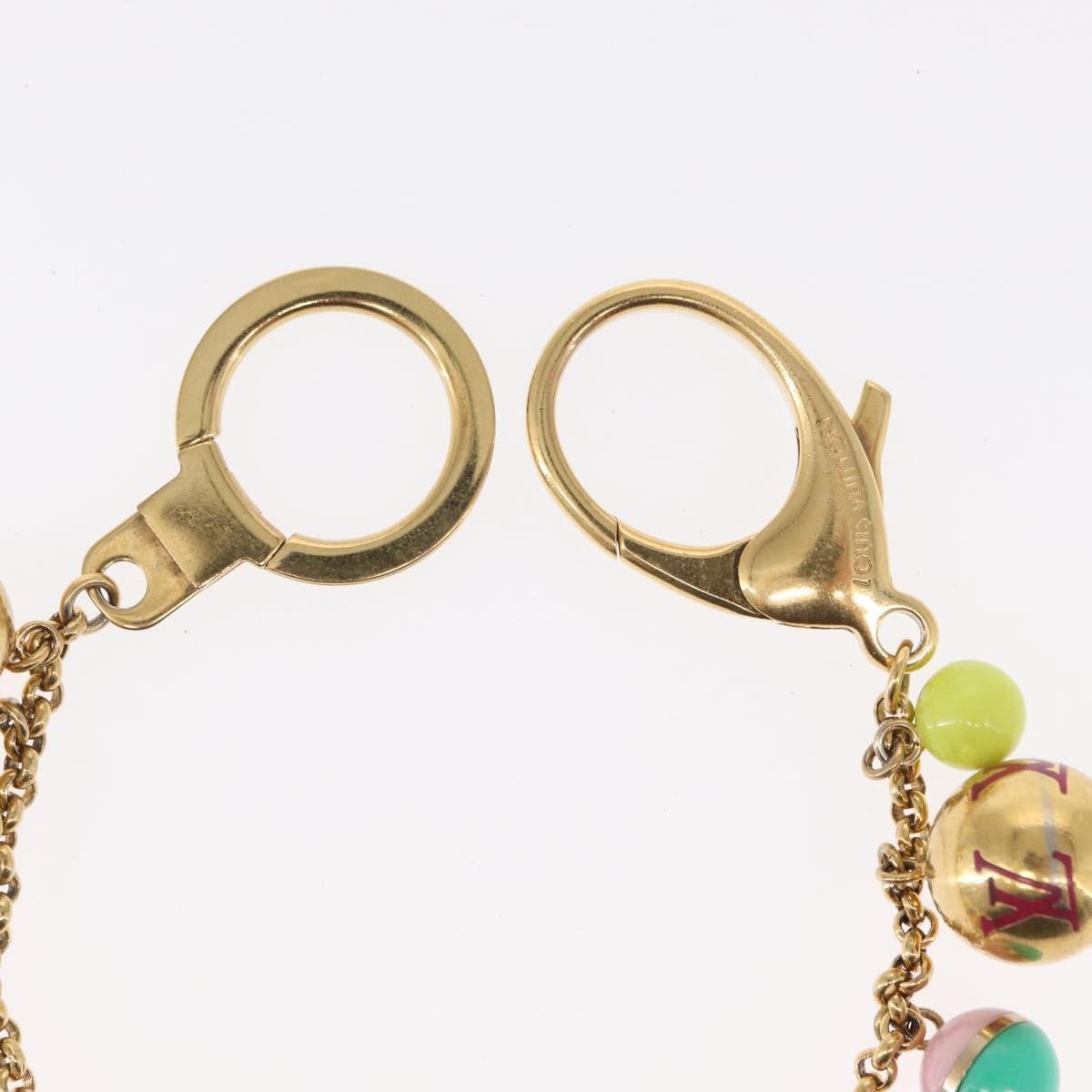 Louis Vuitton Chaine Grelots Bag Charm and Key Holder Metal Goud