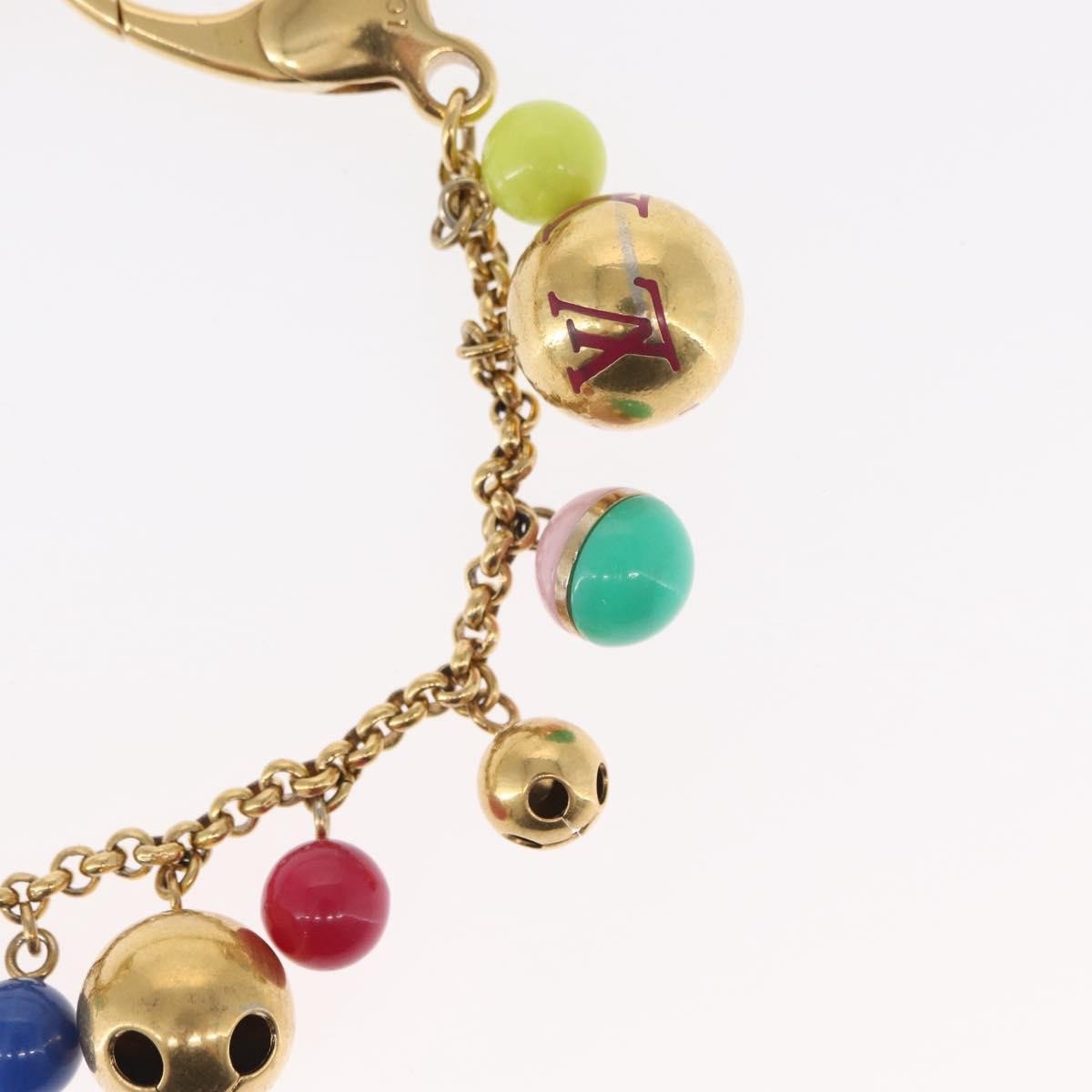 Louis Vuitton Chaine Grelots Bag Charm and Key Holder Metal Goud