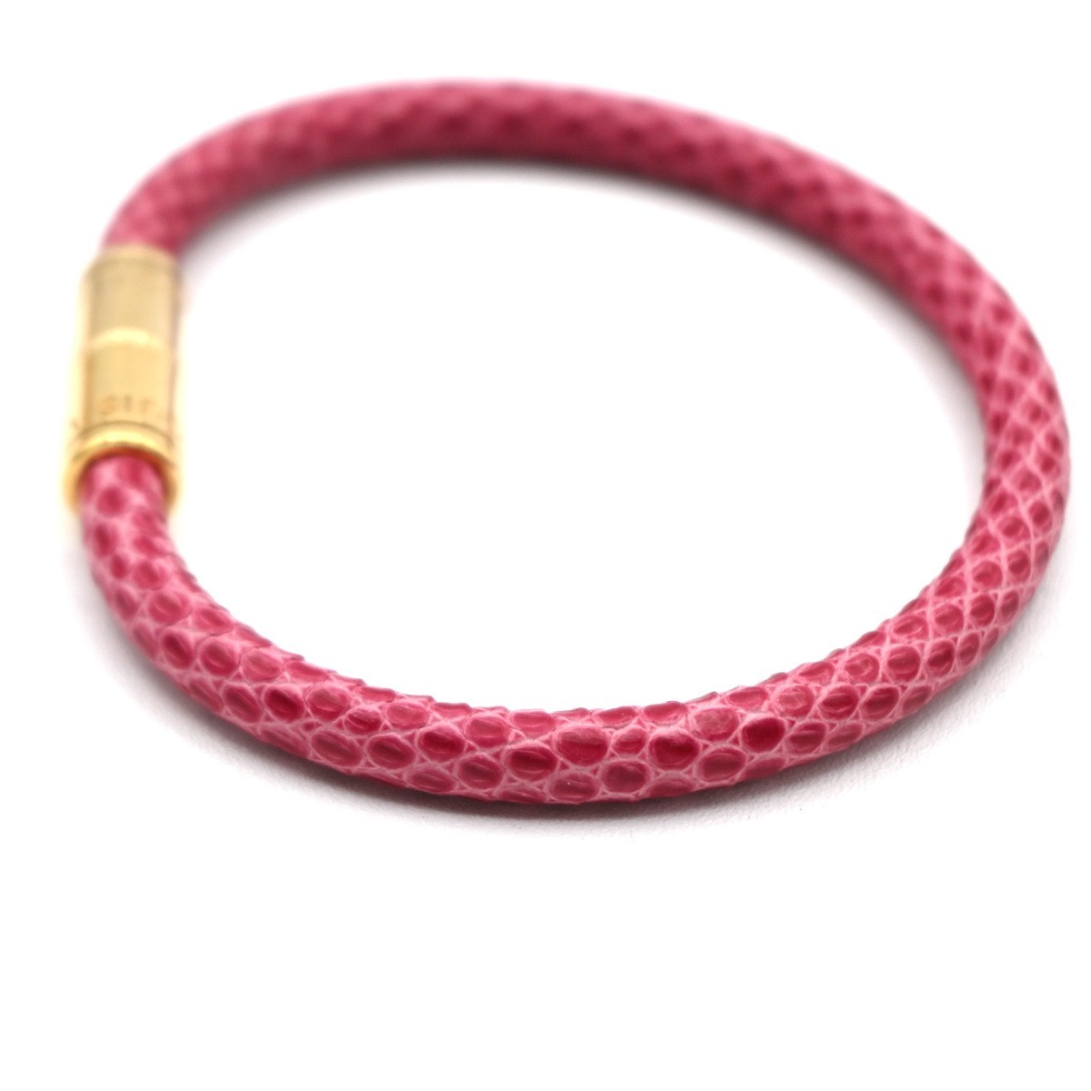 Louis Vuitton Louis Vuitton Keep It Bracelet Leather Roze