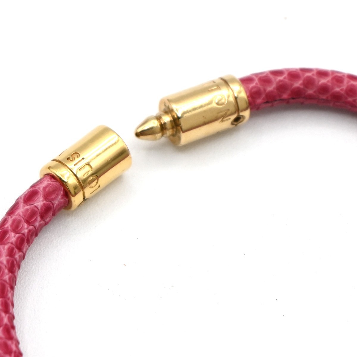 Louis Vuitton Louis Vuitton Keep It Bracelet Leather Roze