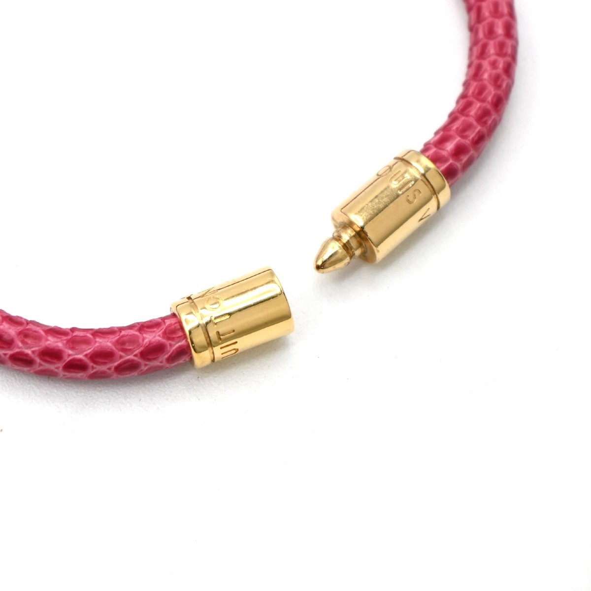 Louis Vuitton Louis Vuitton Keep It Bracelet Leather Roze