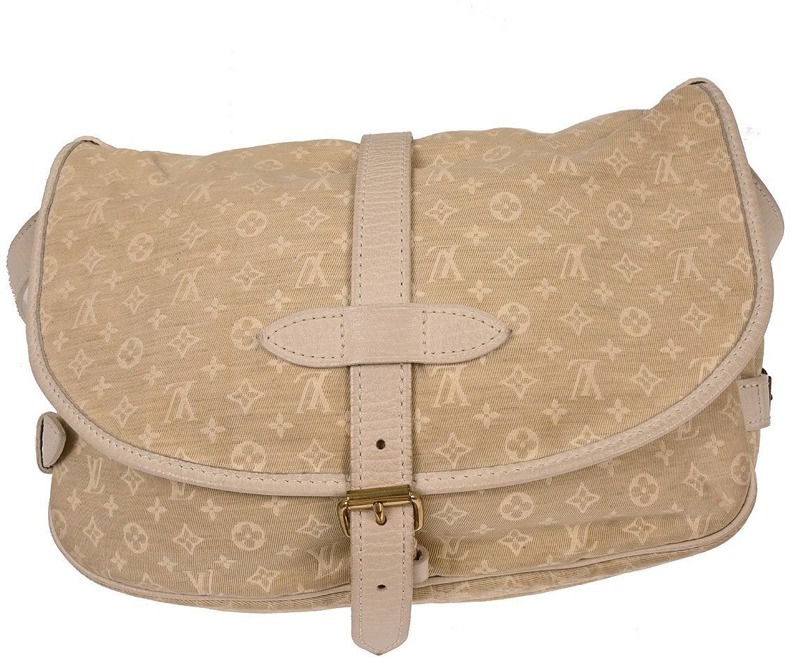 Louis Vuitton Louis Vuitton Saumur Handbag Mini Lin 30 Wit