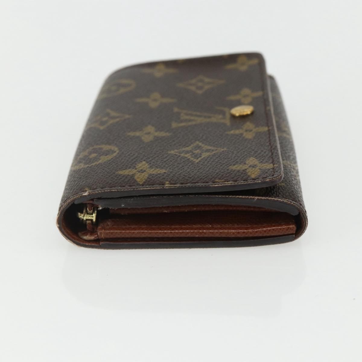 Louis Vuitton Louis Vuitton Porte Monnaie Tresor Wallet Monogram Canvas Bruin