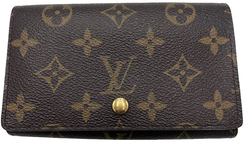 Louis Vuitton Louis Vuitton Porte Monnaie Tresor Wallet Monogram Canvas Bruin