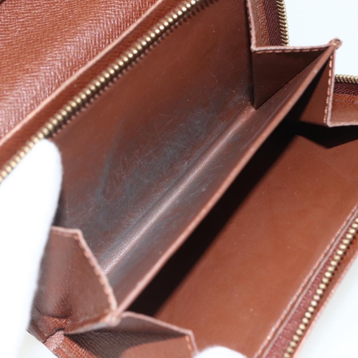 Louis Vuitton Louis Vuitton Porte Monnaie Tresor Wallet Monogram Canvas Bruin