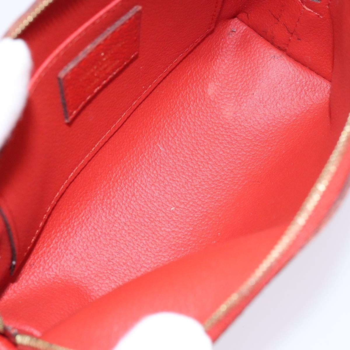 Louis Vuitton Louis Vuitton Cosmetic Pouch Monogram Empreinte Leather Rood
