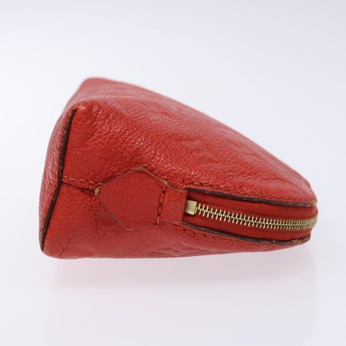 Louis Vuitton Louis Vuitton Cosmetic Pouch Monogram Empreinte Leather Rood