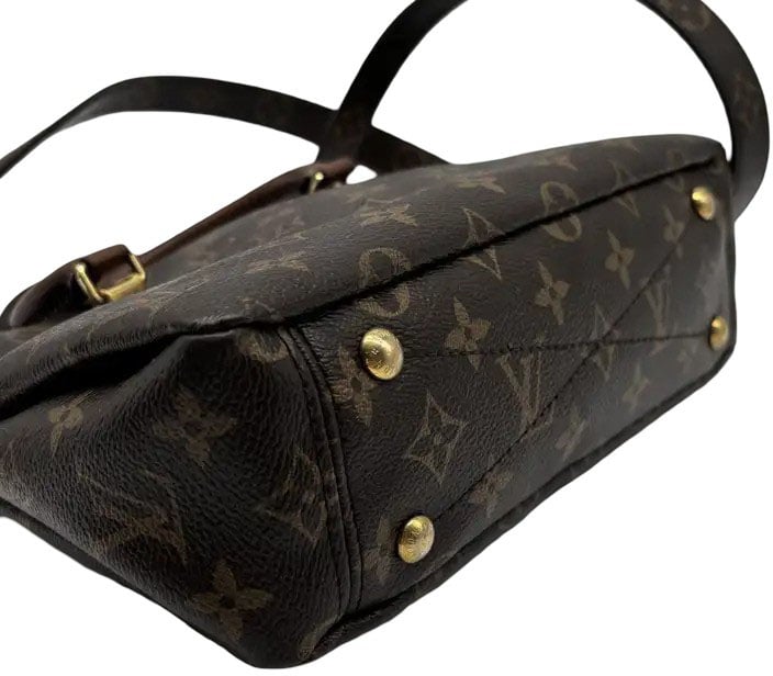 Louis Vuitton Pallas Tote Monogram Canvas with Leather BB Bruin