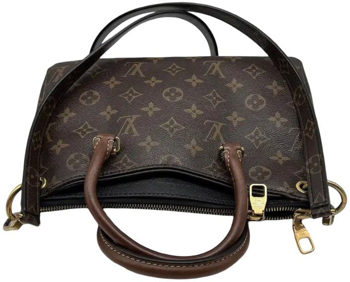 Louis Vuitton Pallas Tote Monogram Canvas with Leather BB Bruin