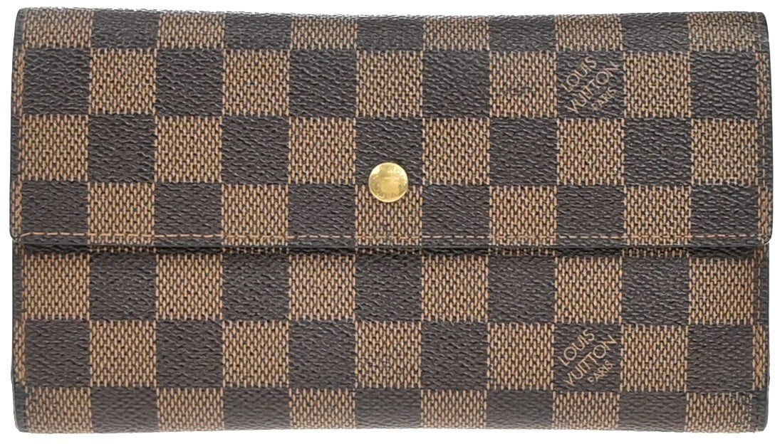 Louis Vuitton Louis Vuitton Porte Tresor International Wallet Monogram Canvas Bruin