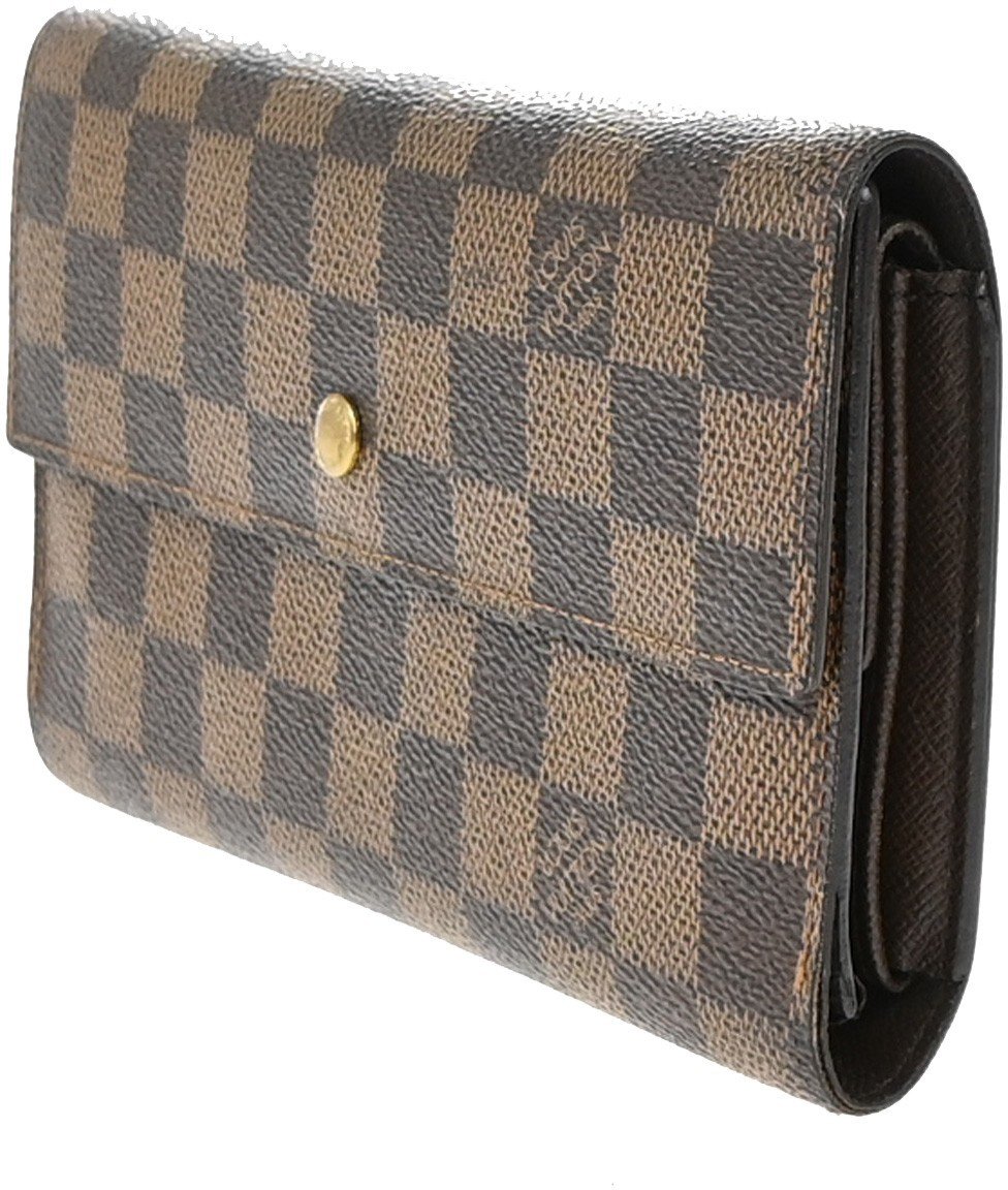 Louis Vuitton Louis Vuitton Porte Tresor International Wallet Monogram Canvas Bruin
