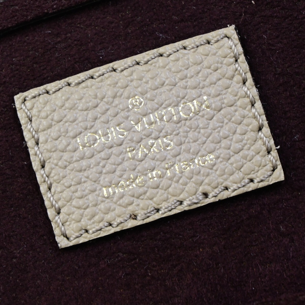 Louis Vuitton Louis Vuitton Neo Alma Handbag Monogram Empreinte Leather PM Beige