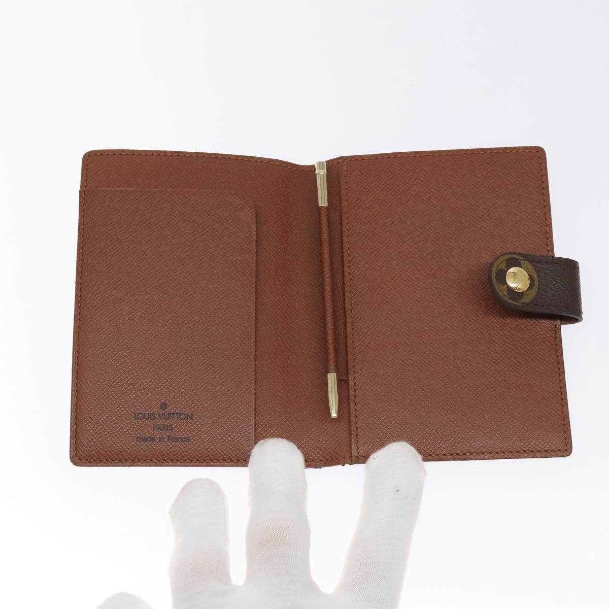 Louis Vuitton Louis Vuitton Agenda Cover Monogram Canvas Mini Bruin