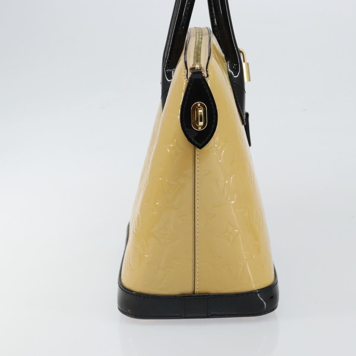 Louis Vuitton Louis Vuitton Lockit Handbag Monogram Vernis PM Beige