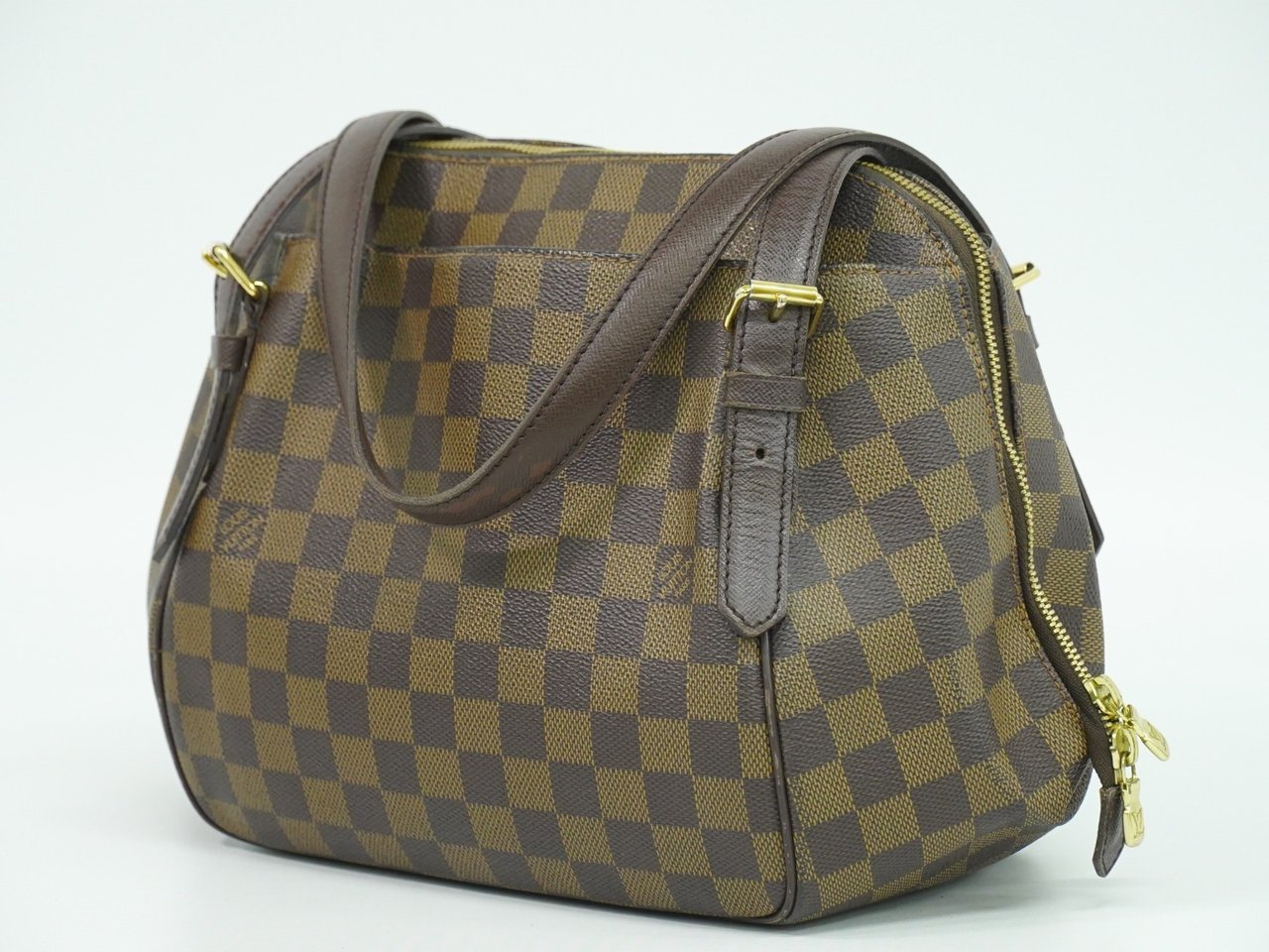 Louis Vuitton Louis Vuitton Belem Handbag Damier MM Bruin