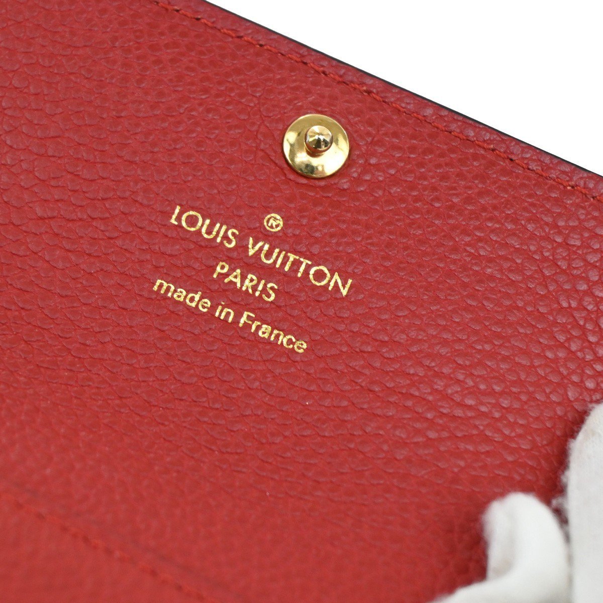 Louis Vuitton Louis Vuitton Pont Neuf Wallet Monogram Empreinte Leather Compact Rood