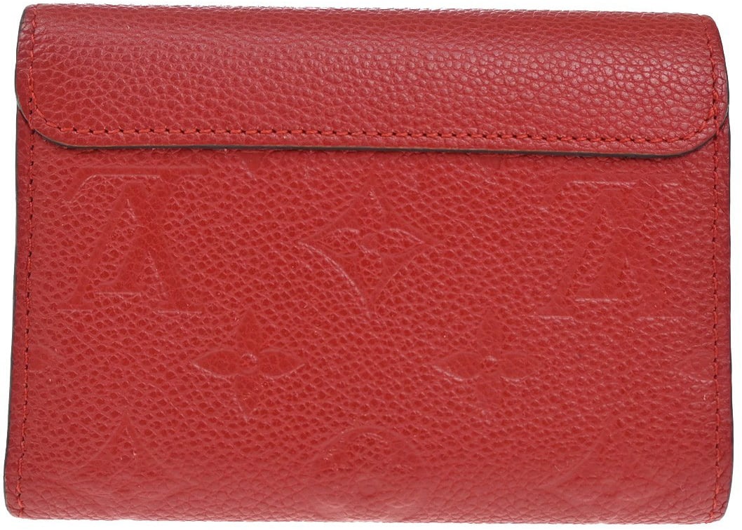 Louis Vuitton Louis Vuitton Pont Neuf Wallet Monogram Empreinte Leather Compact Rood