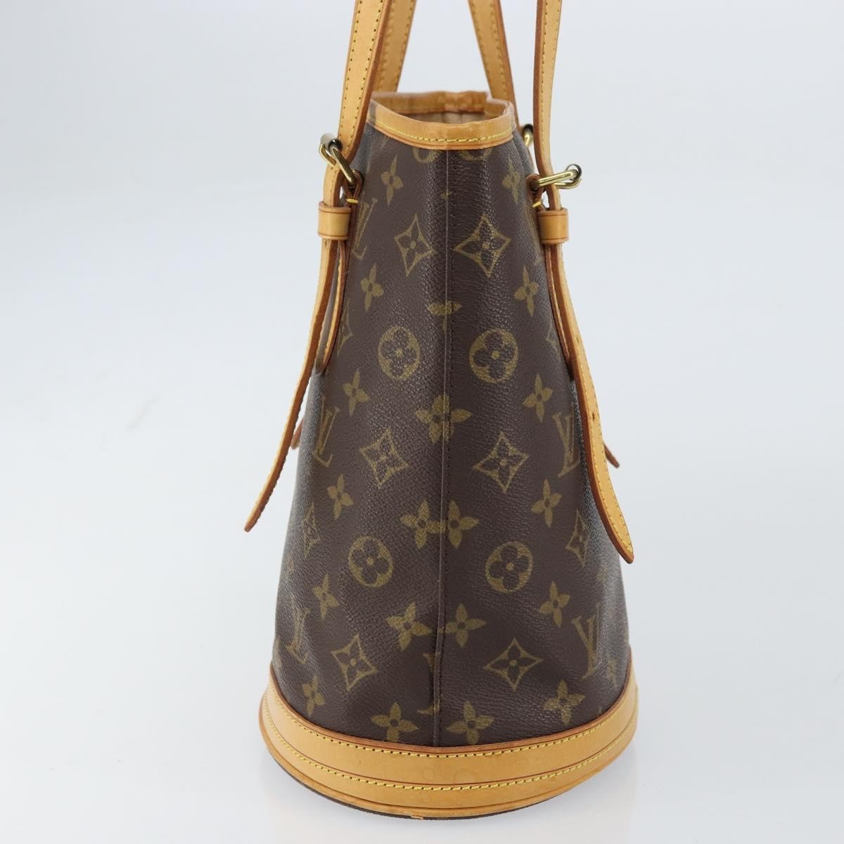 Louis Vuitton Louis Vuitton Petit Bucket Bag Monogram Canvas Bruin