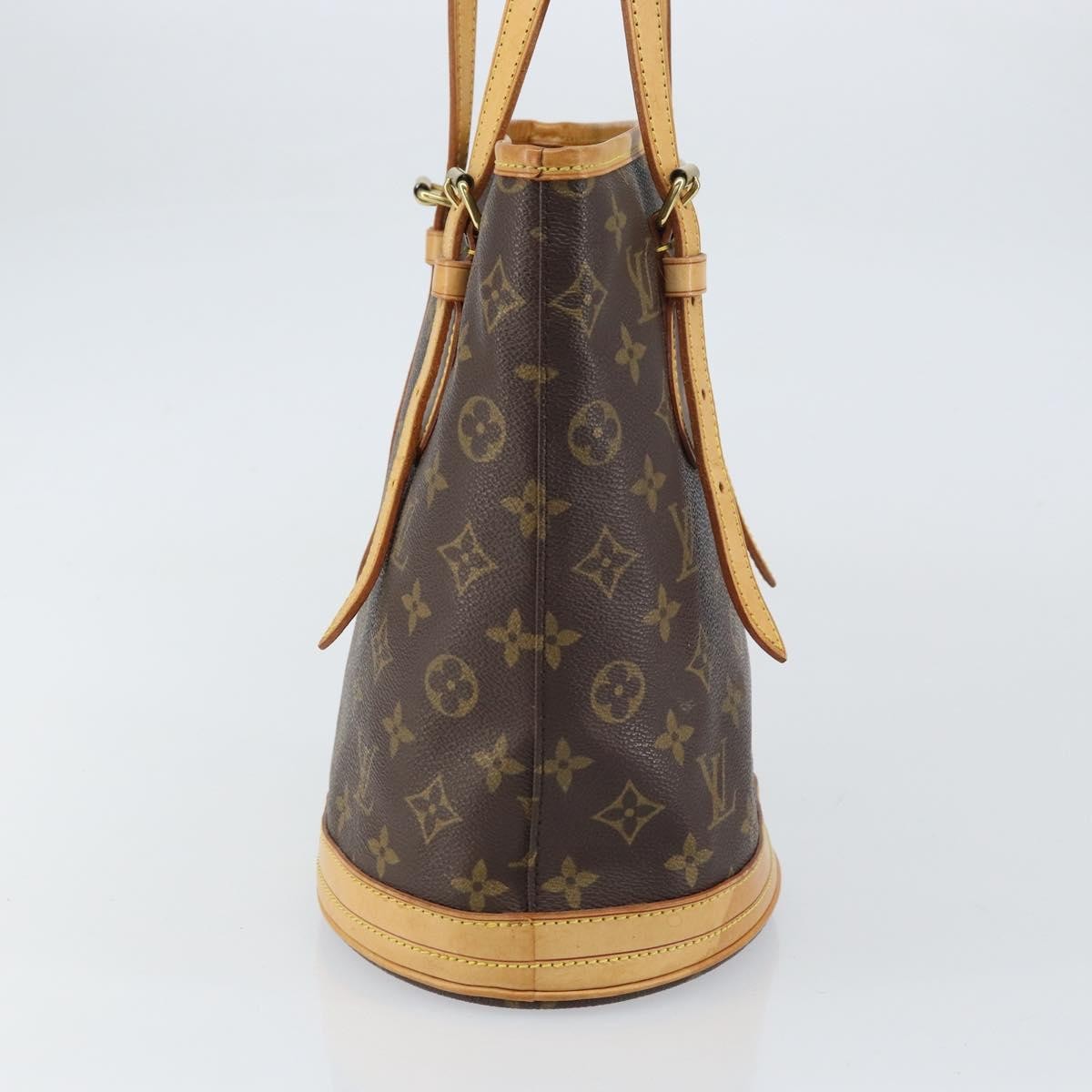 Louis Vuitton Louis Vuitton Petit Bucket Bag Monogram Canvas Bruin