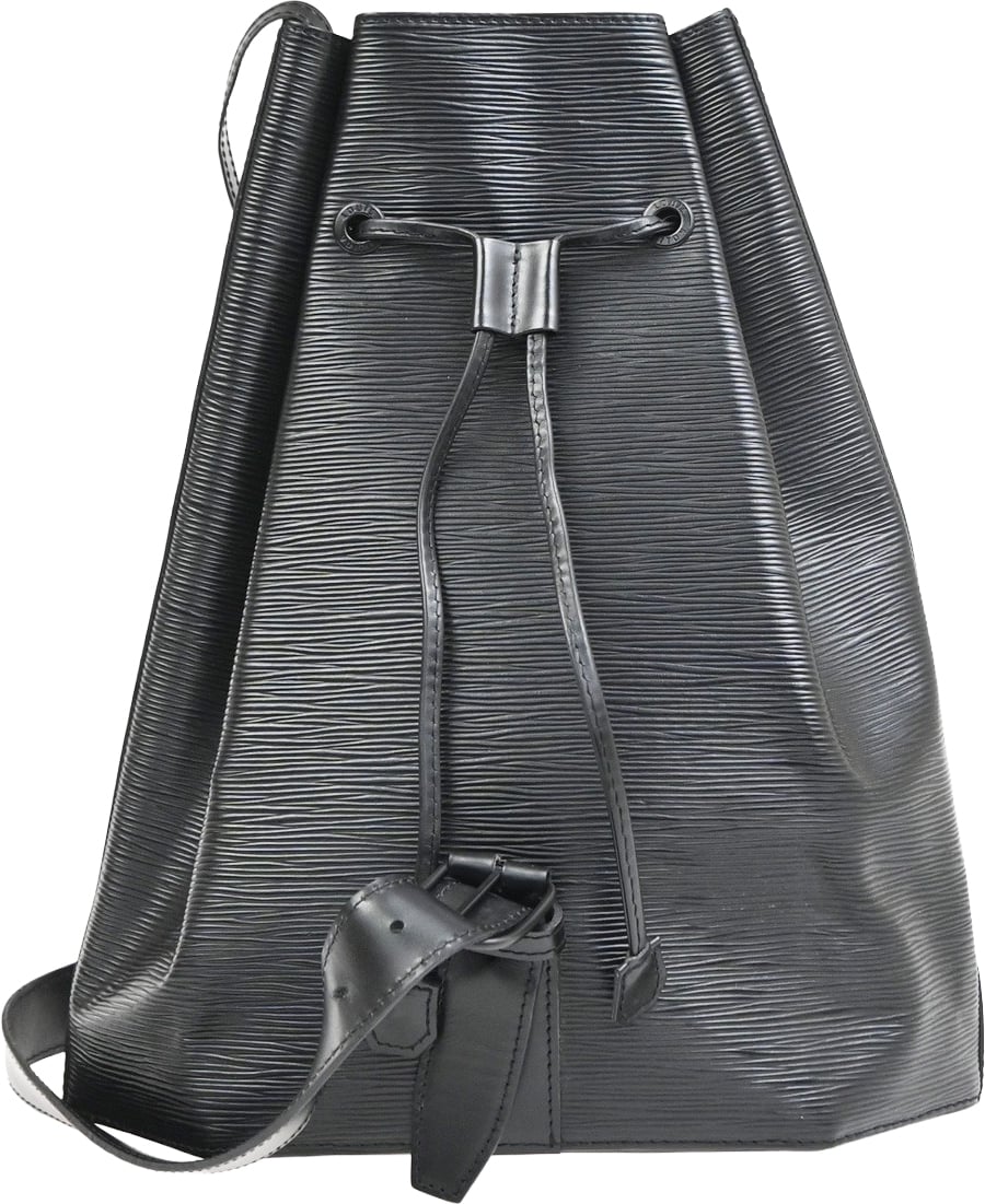 Louis Vuitton Sac a Dos Drawstring Epi Leather Zwart