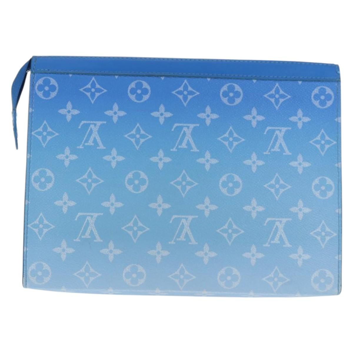 Louis Vuitton Louis Vuitton Pochette Voyage Limited Edition Monogram Clouds MM Blauw