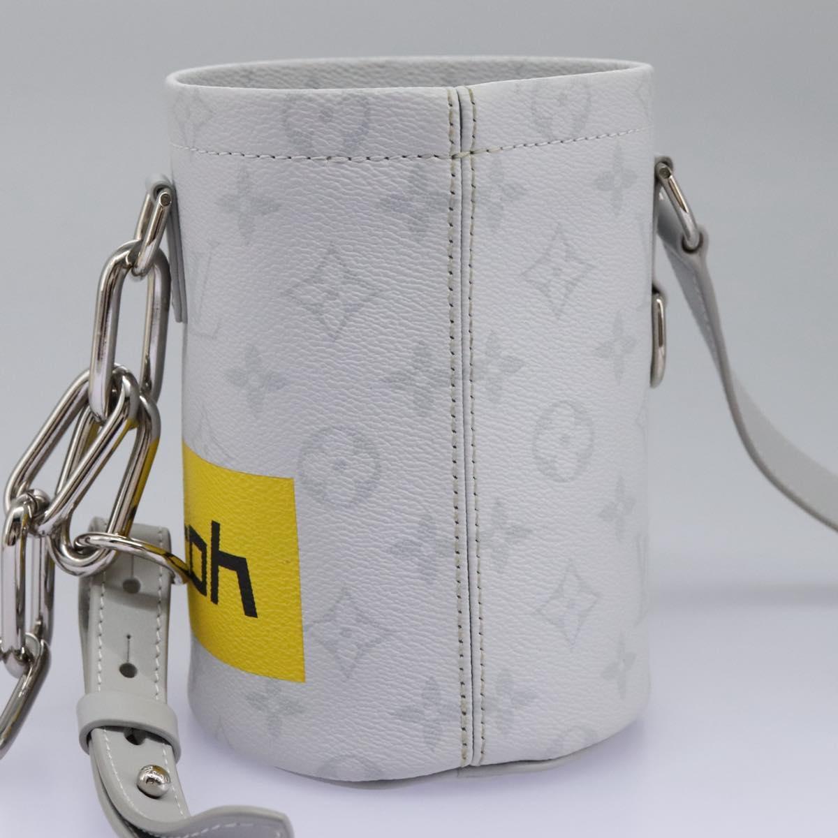 Louis Vuitton Louis Vuitton Chalk Nano Bag Limited Edition Logo Story Monogram Canvas Grijs