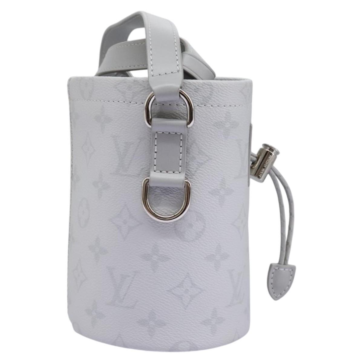 Louis Vuitton Louis Vuitton Chalk Nano Bag Limited Edition Logo Story Monogram Canvas Grijs