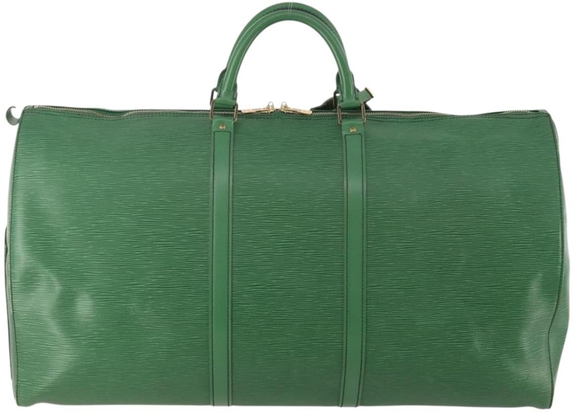 Louis Vuitton Louis Vuitton Keepall Bag Epi Leather 60 Groen