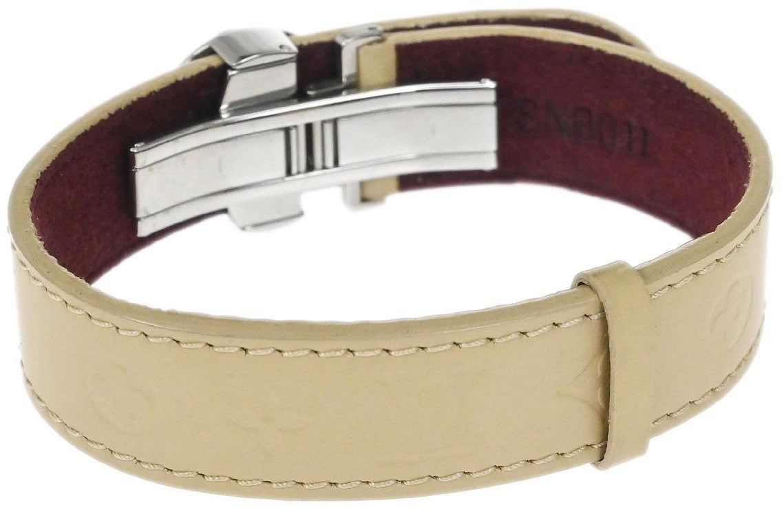 Louis Vuitton Louis Vuitton Good Luck Bracelet Leather Zwart