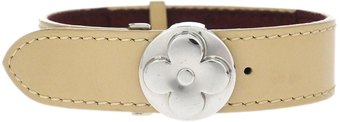 Louis Vuitton Louis Vuitton Good Luck Bracelet Leather Zwart
