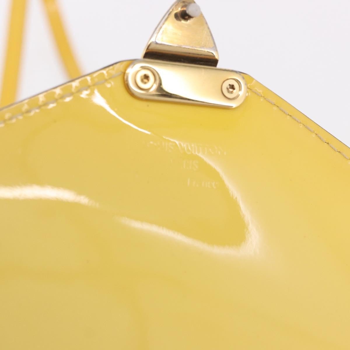 Louis Vuitton Monceau Vernis BB Geel