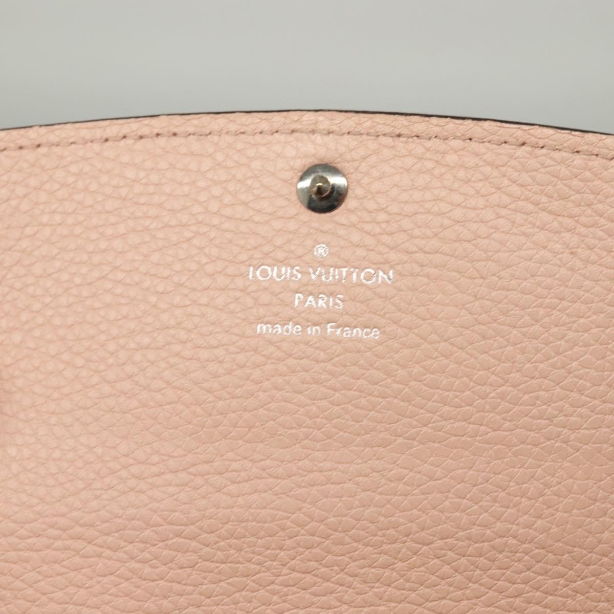 Louis Vuitton Louis Vuitton Iris Wallet Mahina Leather Roze