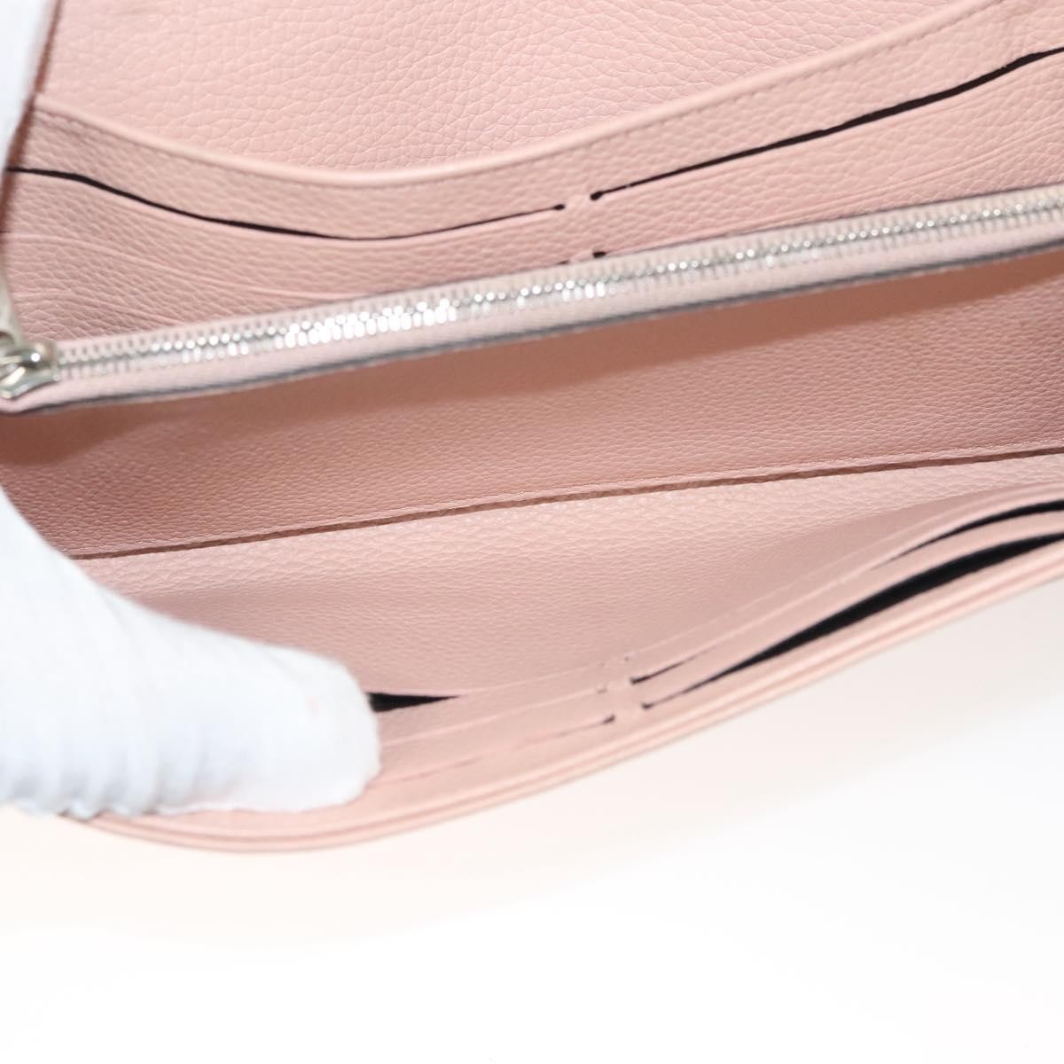 Louis Vuitton Louis Vuitton Iris Wallet Mahina Leather Roze