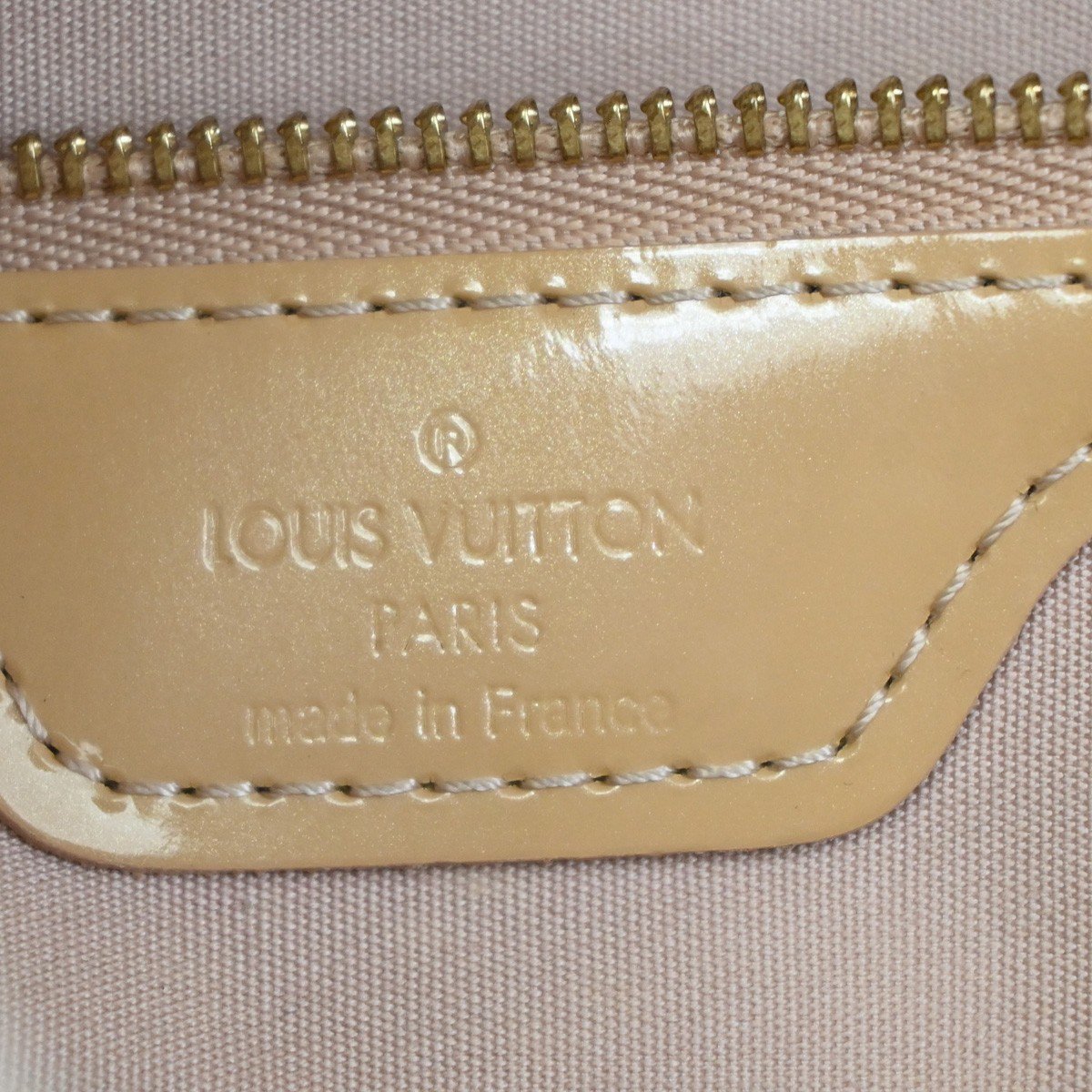 Louis Vuitton Louis Vuitton Wilshire Handbag Monogram Vernis PM Beige