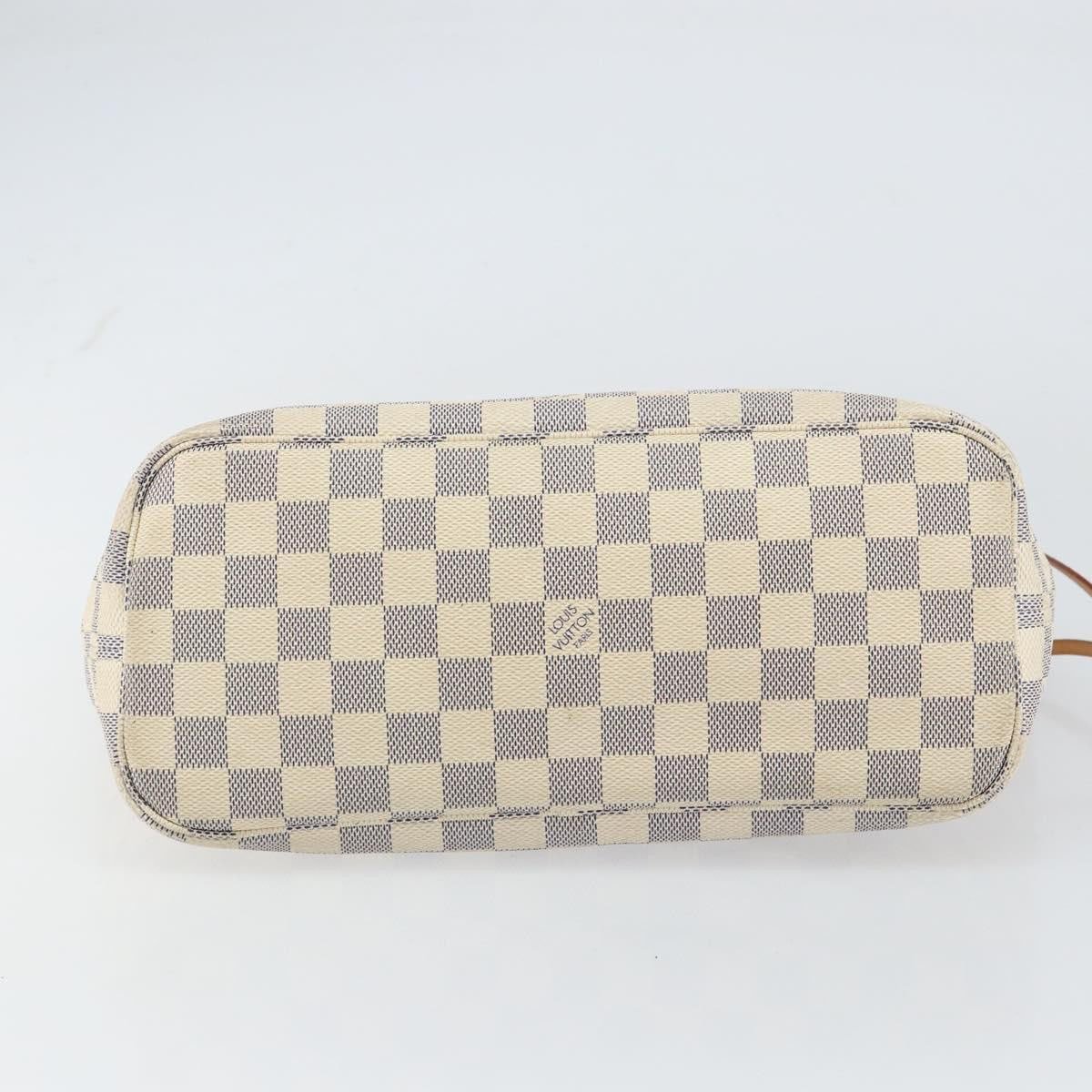 Louis Vuitton Louis Vuitton Neverfull Tote Damier azur PM Beige