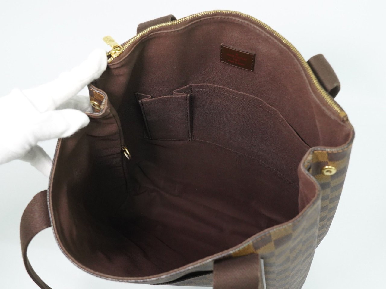 Louis Vuitton Beaubourg Damier Medium Bruin
