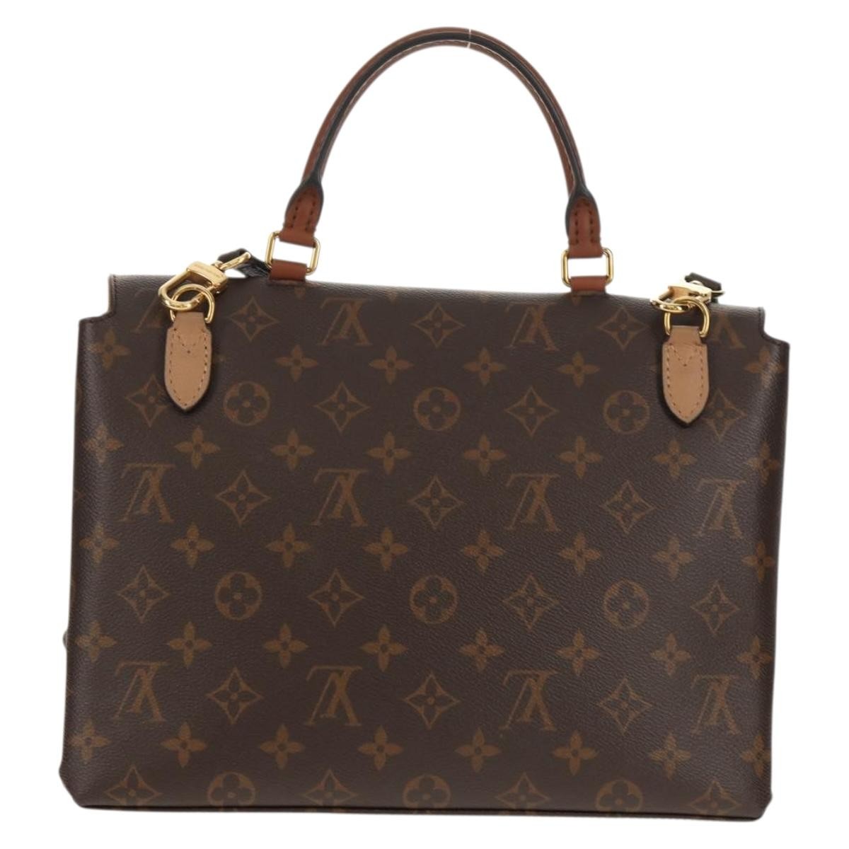 Louis Vuitton Louis Vuitton Marignan Handbag Monogram Canvas with Leather Bruin