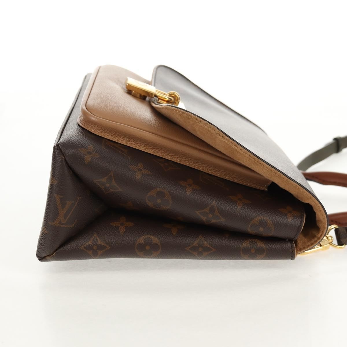 Louis Vuitton Louis Vuitton Marignan Handbag Monogram Canvas with Leather Bruin