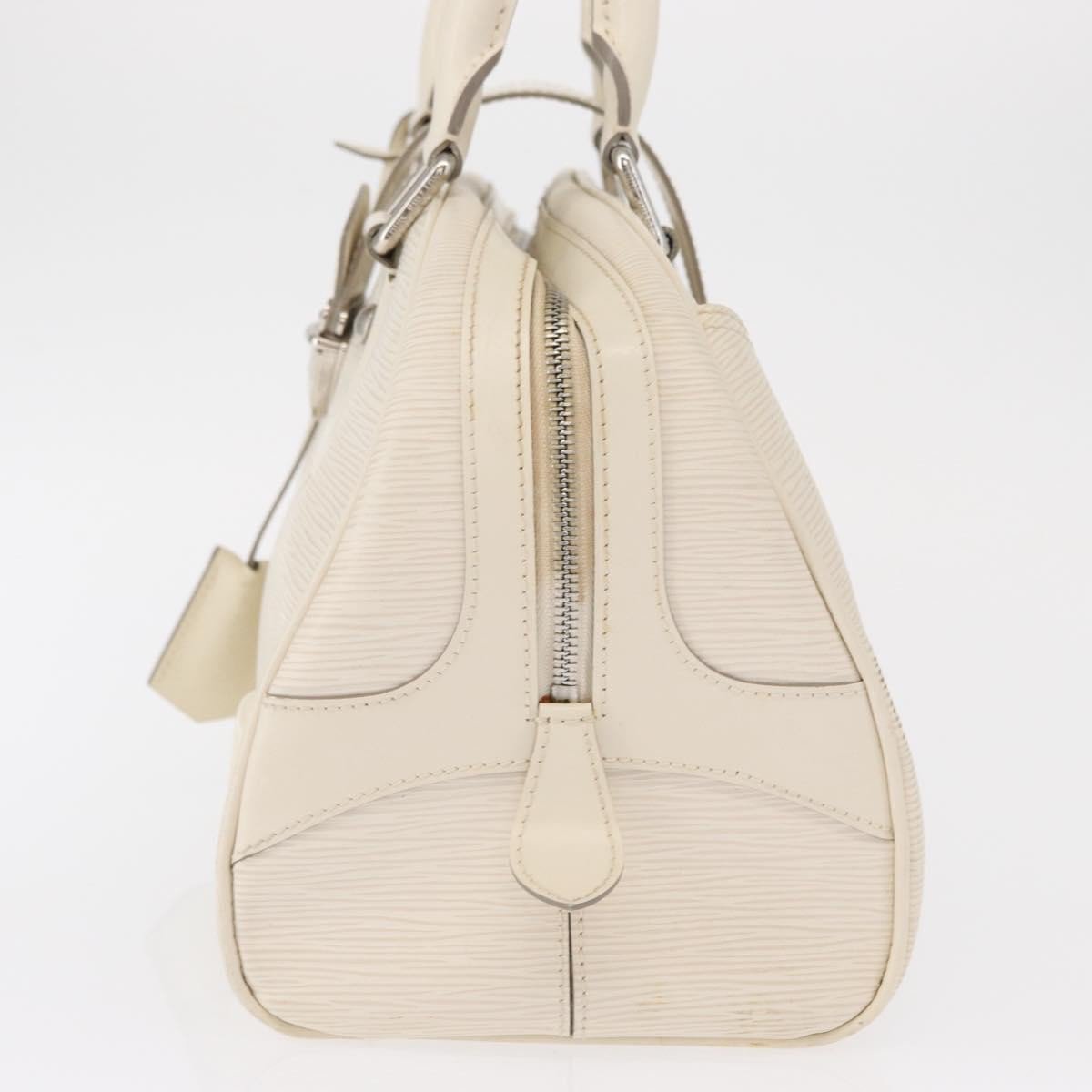 Louis Vuitton Louis Vuitton Montaigne Bowling Bag Epi Leather GM Wit