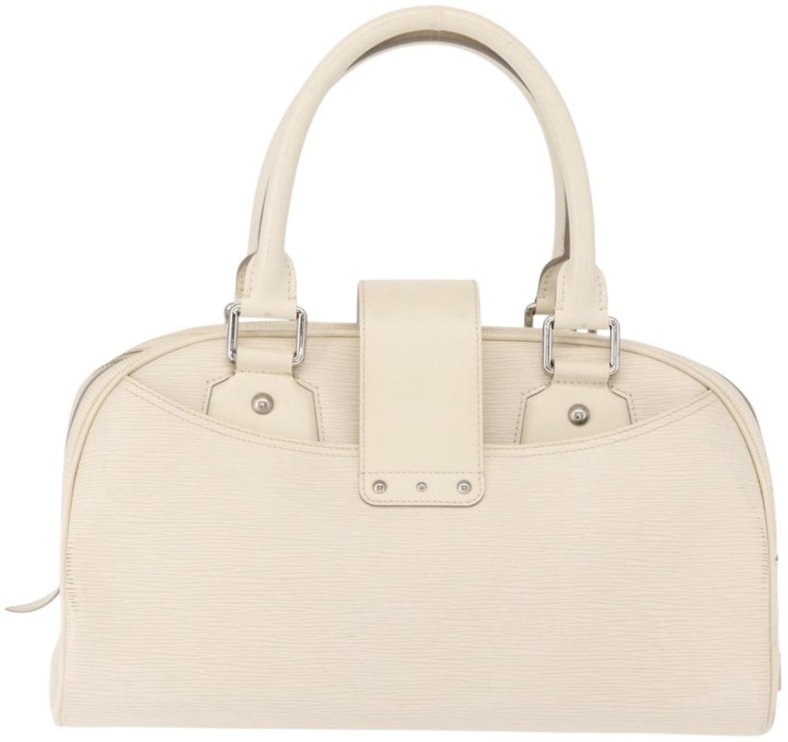 Louis Vuitton Louis Vuitton Montaigne Bowling Bag Epi Leather GM Wit