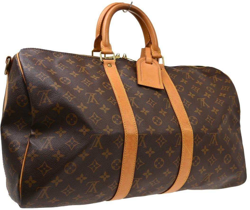 Louis Vuitton Keepall Bandoulière Monogram 45 Bruin