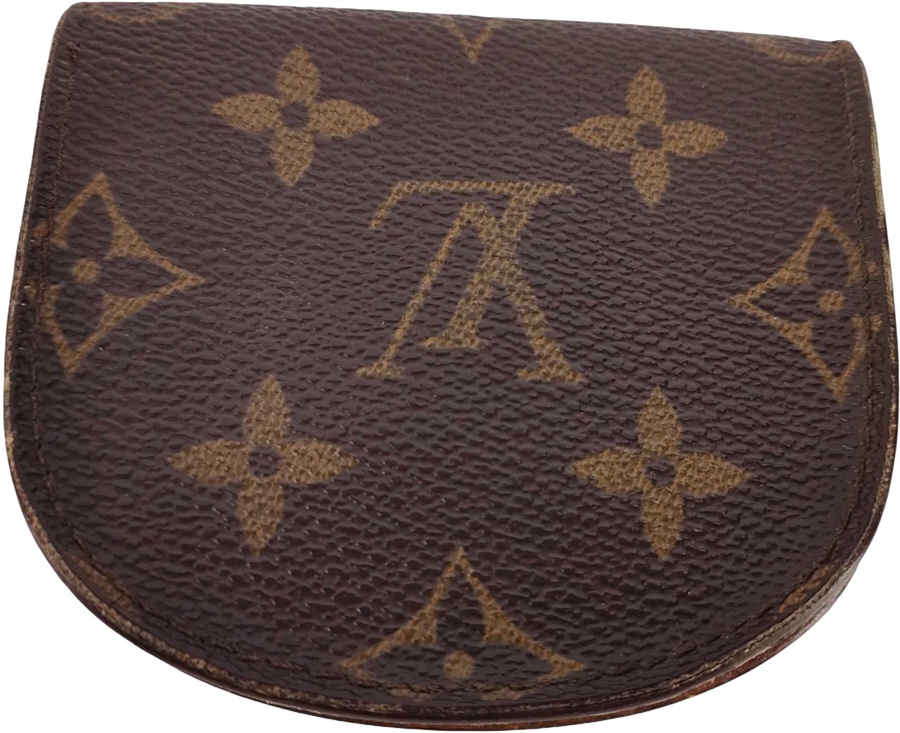 Louis Vuitton Louis Vuitton Porte-Monnaie Coin Purse Monogram Canvas Bruin
