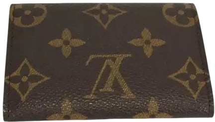 Louis Vuitton Porte-Monnaie Coin Purse Monogram Canvas Bruin