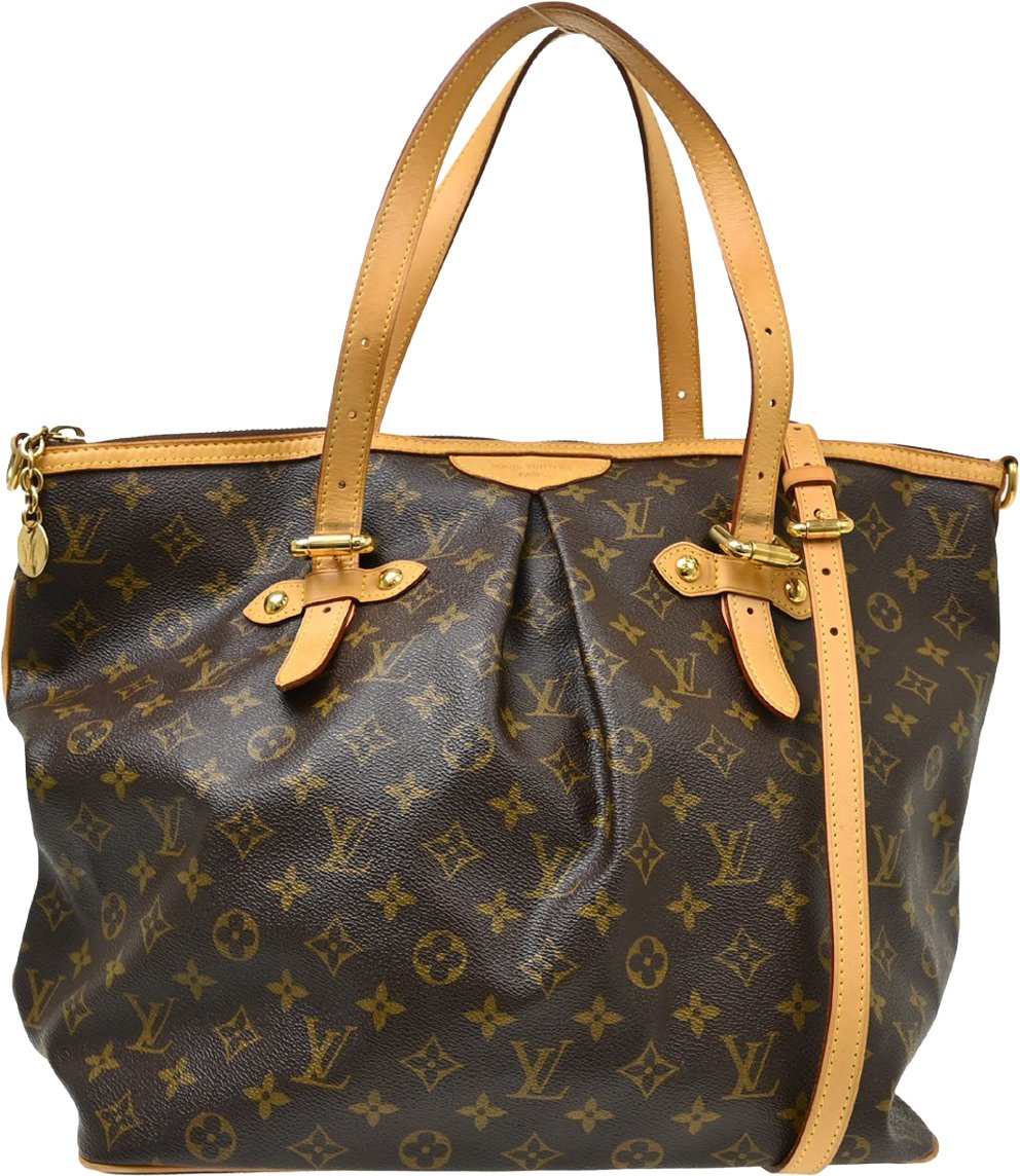 Louis Vuitton Palermo Handbag Monogram Canvas GM Bruin