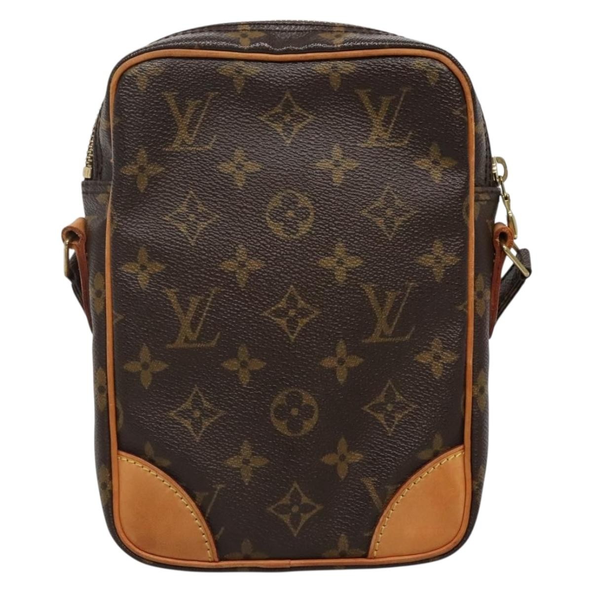Louis Vuitton Louis Vuitton Danube 15 Crossbody Bag Monogram Canvas Bruin